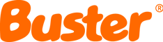 Logotyp for Buster